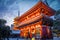 Kaminarimon gate and Pagoda, Senso-ji temple, Tokyo, Japan