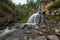 Kamishlinsky waterfall in Altai