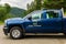 KAMLOOPS, CANADA - JULY 9, 2020: British Columbia Parks park ranger blue color truck at Paul Lake