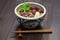 Kamo nanban soba, buckwheat noodles with duck and leeks