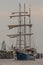 Kampen, The Netherlands - March 30, 2018: Barquentine Antigua at