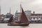 Kampen, The Netherlands - March 30, 2018: Fishing boat Botter KP