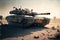 Kampfpanzer leopard tank, digital illustration artwork, industries, military