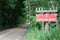 Kampinos National Park sign