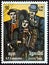 KAMPUCHEA - CIRCA 1985: A stamp printed in Kampuchea shows Three Musicians by Fernand Leger, circa 1985.