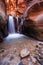 Kanarra creek slot canyon in Zion national park, Utah