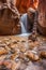 Kanarra creek slot canyon in Zion national park, Utah