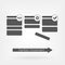 Kanban vector illustration. Lean manufacturing tool icon. movement of work concept