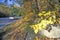 Kancamagus Pass in the White Mountains in Autumn, NH