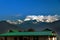 Kanchanjungha during golden hour, snow, peak, landscape, nature, Himalayan. Snowy mountains of Himalaya.