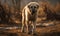 Kangal dog's beauty in this seasonal portrait.