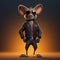 Kangaroo In Biker Jacket And Sunglasses In Disney Pixar Cartoon