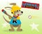 Kangaroo cartoon the best baseball player