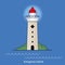 Kangaroo island - Australia lighthouse vector