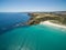 Kangaroo Island North Coast aerial view, South Australia.