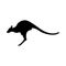 Kangaroo pouch mammal Australia silhouette art Illustration