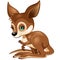 Kangaroo Wallaby Baby winking Cute Vector Cartoon Character