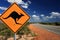 Kangaroo Warning Sign,Western Australia