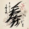 Kanji Calligraphy: Life, Dream, Spirit, Believe