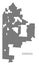 Kansas Missouri city map grey illustration silhouette shape