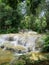 Kao Fu waterfall, limestone waterfall at Lampang province in Thailand