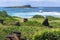 Kaohikaipu Island view from Kaupo Bay, Oahu, Hawaii