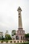 Kaohsiung, Taiwan - December 1,2017:information tower with chinese words `Fo Guang`