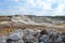 Kaolin clay open-cast mine