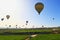 Kapadokia valley hot air balloons flights spectacular view