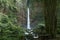 Kapas Biru Waterfall in deep jungle. Best Top Tourist Destination in Indonesia. Must be visited place in Lumajang. East