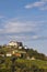 Kapfenstein castle and church with vineyard, Styria, Austria