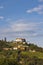 Kapfenstein castle and church with vineyard, Styria, Austria