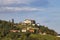 Kapfenstein castle and church with vineyard, Styria, Austria