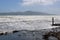 Kapiti island from Raumati Beach, New Zealand