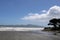 Kapiti Island from Raumati Beach, New Zealand