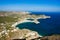 Kapsali bay and village from above