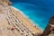 Kaputas Beach in Kas, Kalkan, Antalya, Turkey. Lycian way. Summer and holiday concept