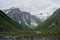 Kara campsite in Pin Bhaba pass trek in summer season, Himalaya mountain range north India