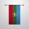 Karachay Chekessia hanging Flag