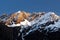 Karakoram Mountain range at sunrise