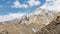 Karakorum Peaks over Baltoro Glacier