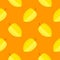 Karambola or star fruit seamless pattern vector illustration