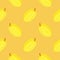 Karambola or star fruit seamless pattern vector illustration