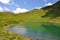 Karanikola natural mountain lake on the border of Kosovo and Northern Macedonia, Shar Mountain