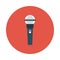 Karaoke flat vector  icon