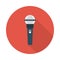 Karaoke flat vector  icon