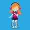 karaoke girl orange 03