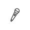 Karaoke line icon vector design