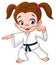 Karate girl