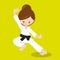 Karate Kid Girt Brown Mantis 12